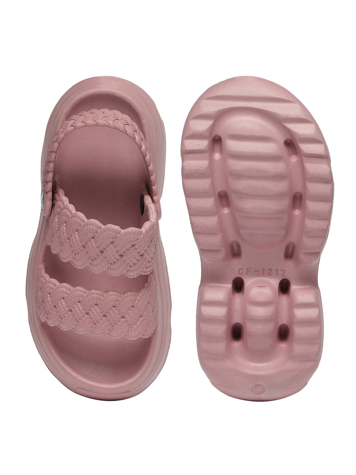 Flora Pink Clogs Sandal