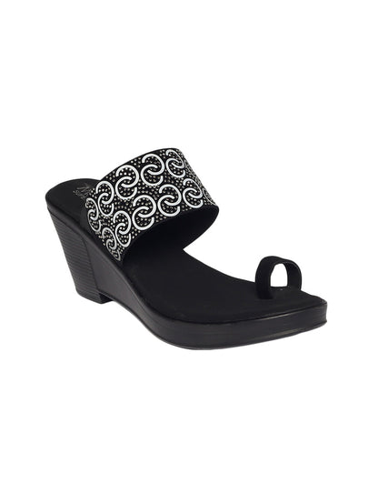 Gianna Gun Metal Wedge