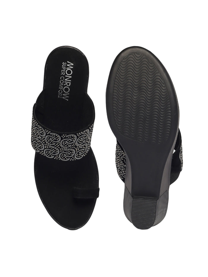 Gianna Gun Metal Wedge
