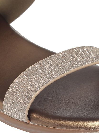Gracie Bronze Block Heels