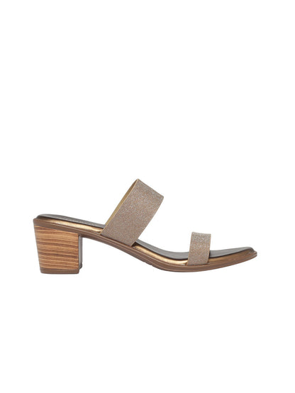 Gracie Bronze Block Heels