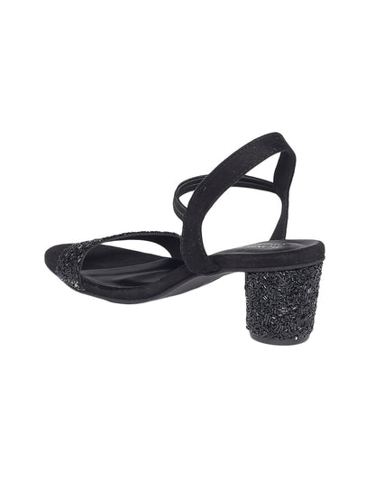Harper Black Block Heels