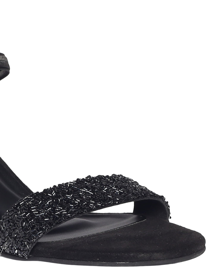 Harper Black Block Heels