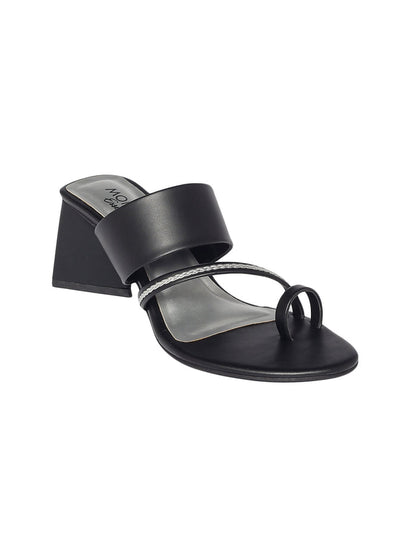 Hedy Black Block Heels