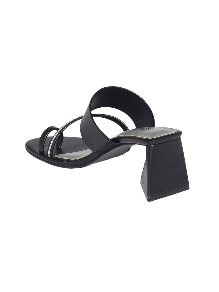 Hedy Black Block Heels