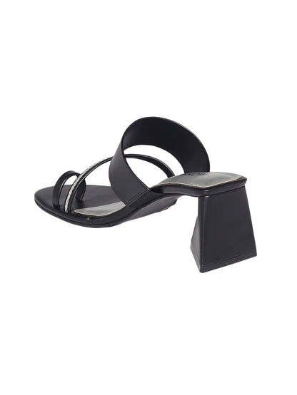 Hedy Black Block Heels