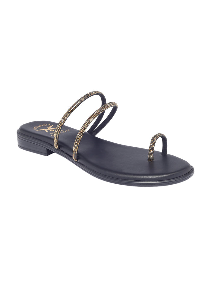 Iris Gold Flats