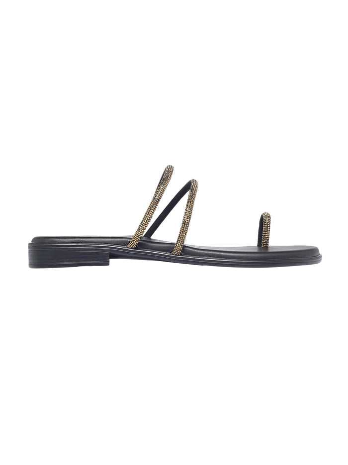 Iris Gold Flats