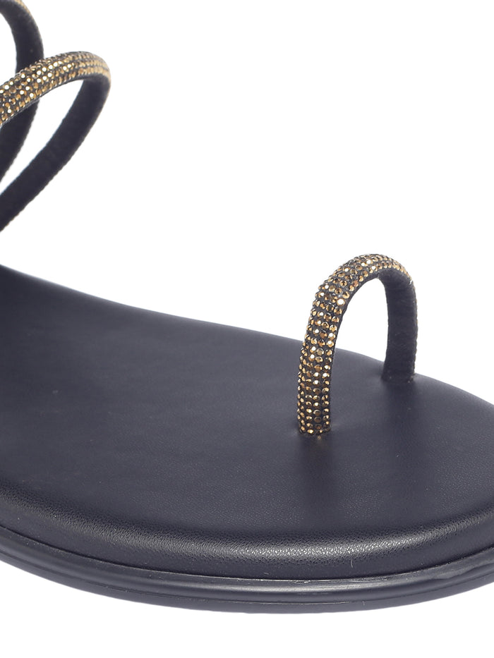 Iris Gold Flats