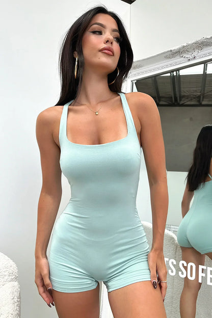Jaded Romper - Sage