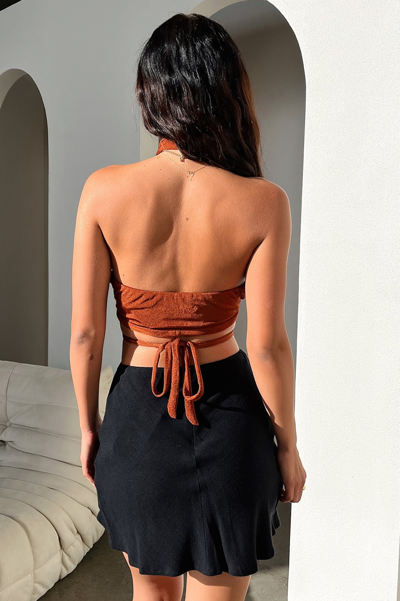 Jena Crop - Brown