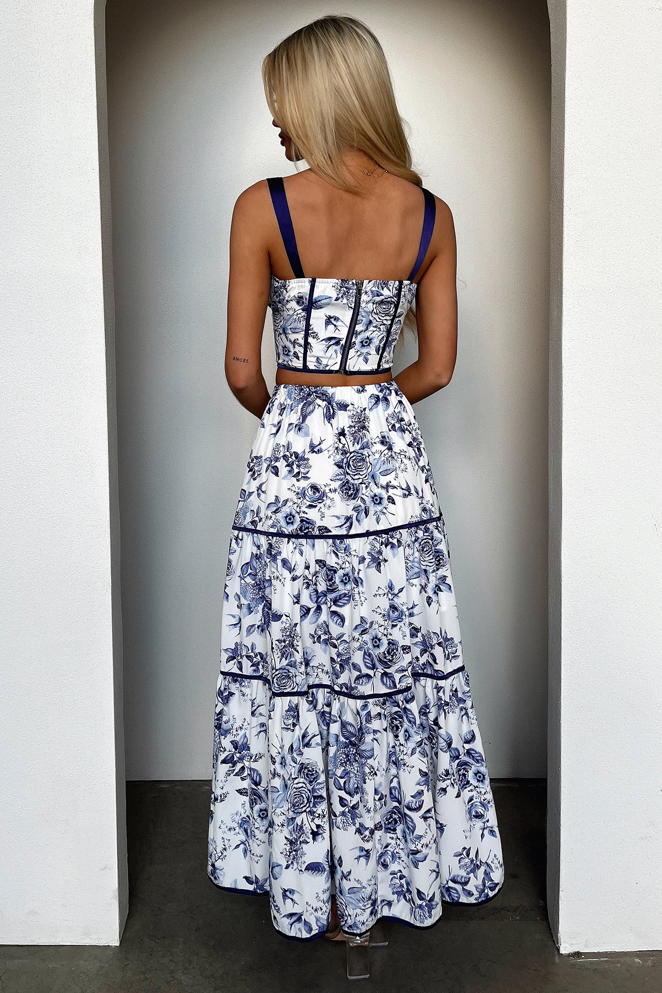 Joy Top - Blue Floral