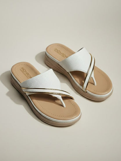 Julia White Flats
