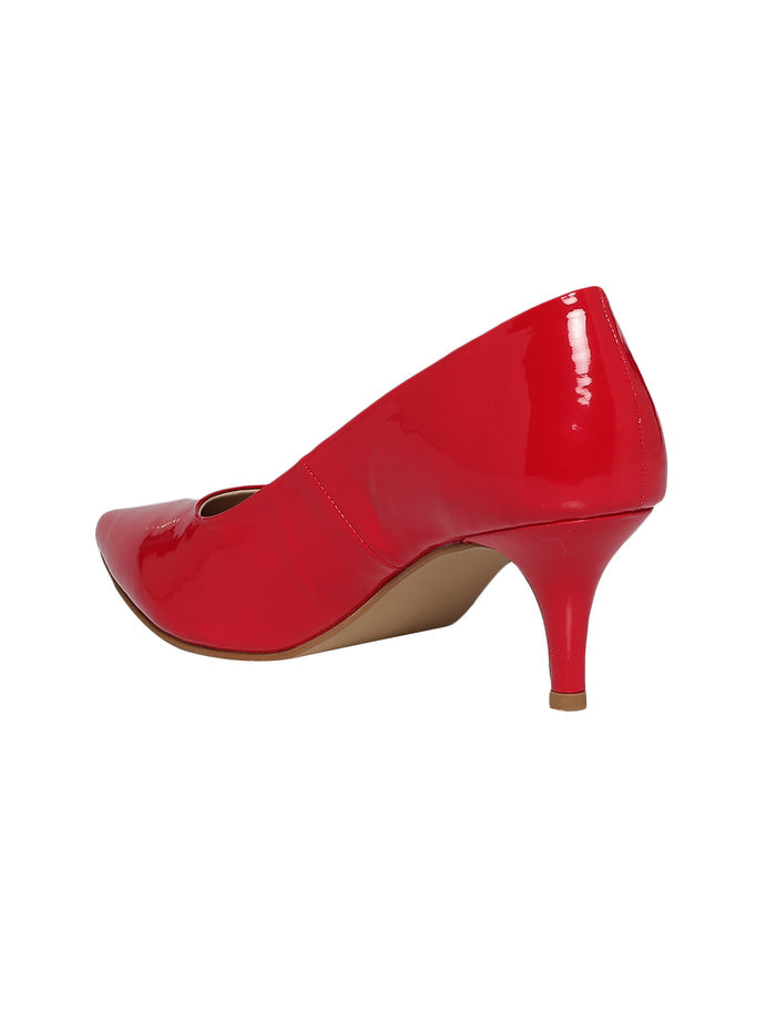 Junko Red Kitten Heel