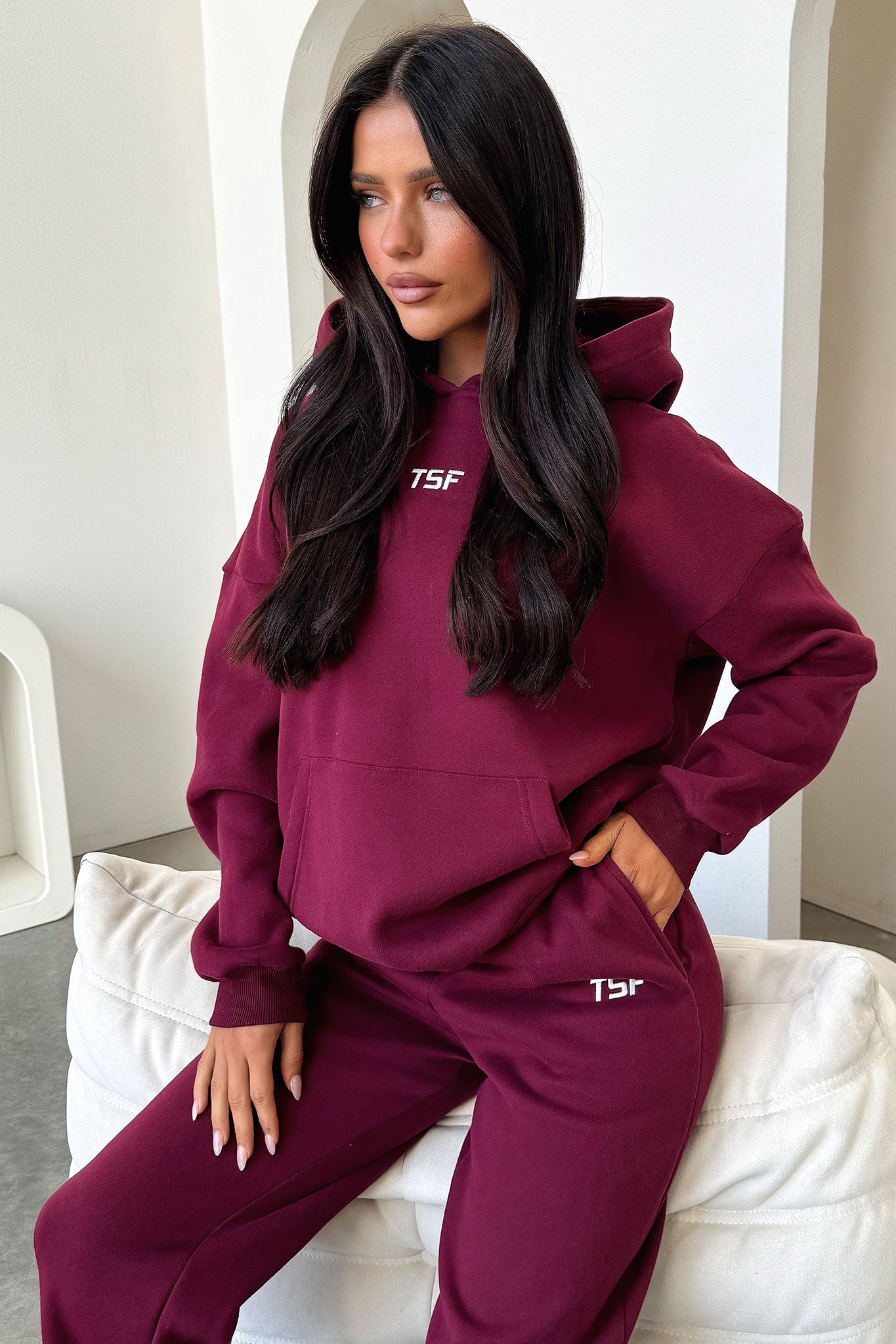 Kaztek Hoodie - Maroon