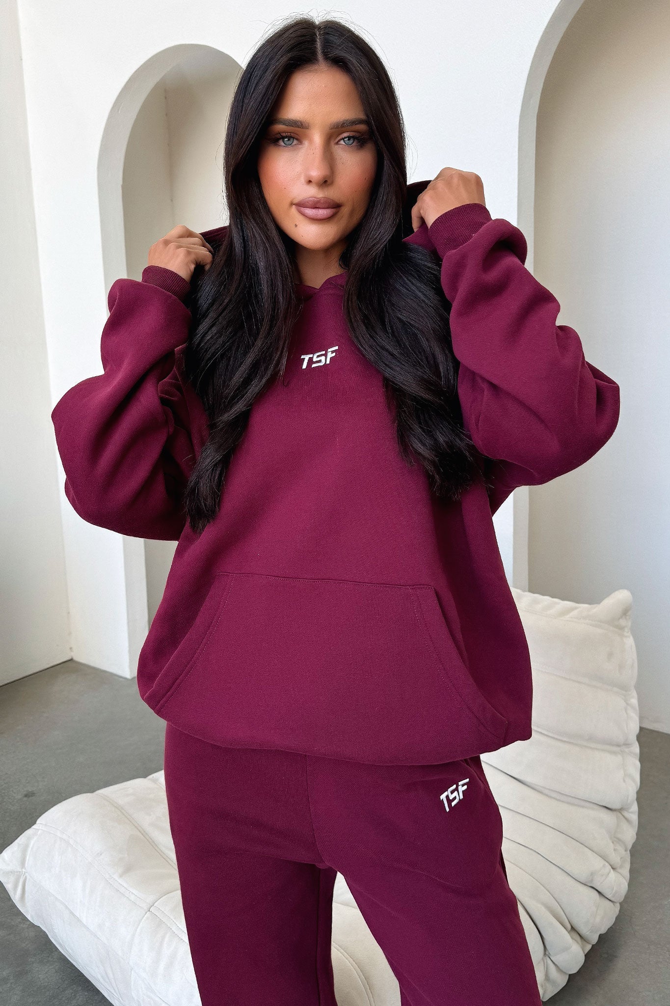 Kaztek Hoodie - Maroon