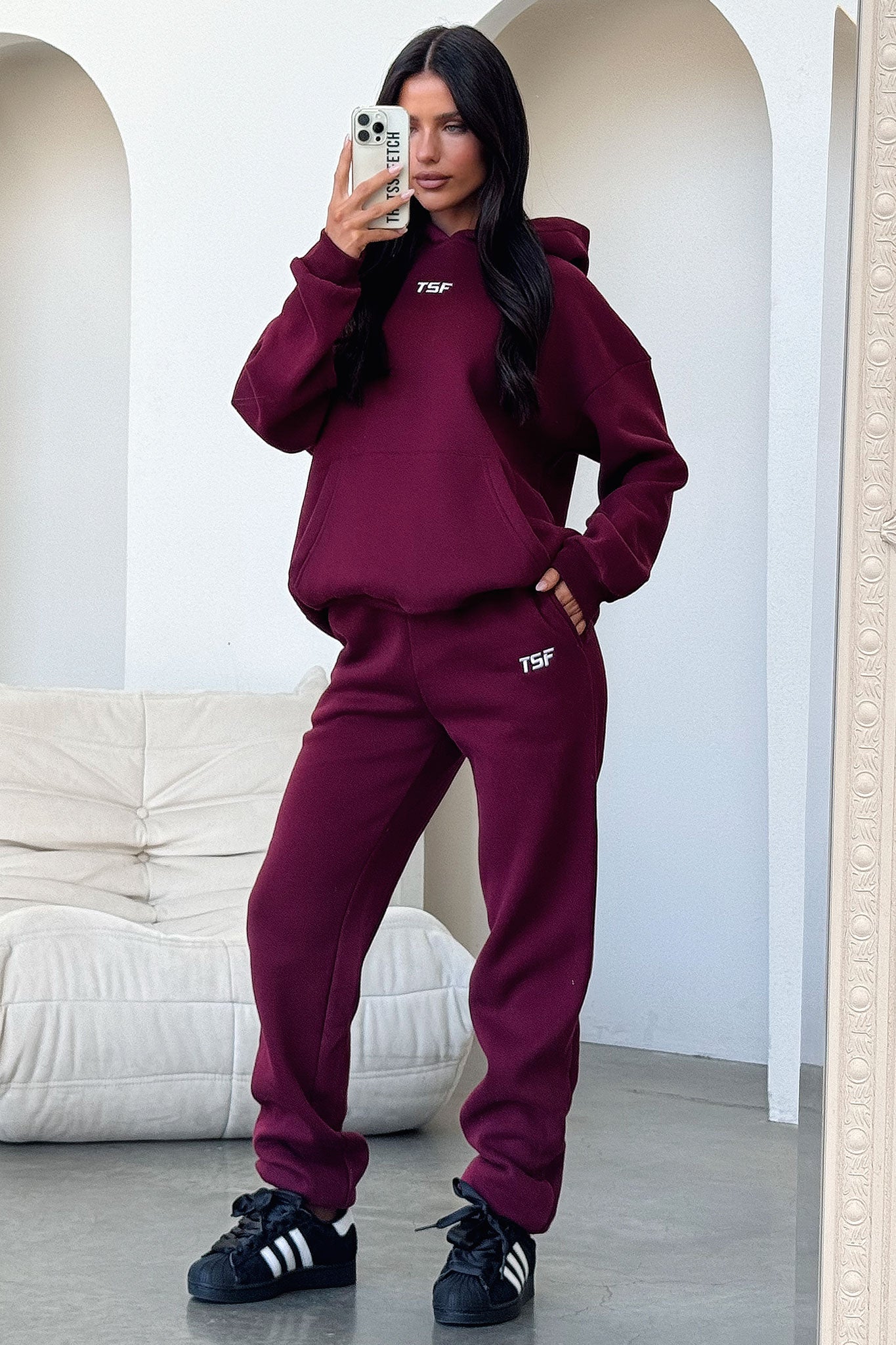 Kaztek Hoodie - Maroon