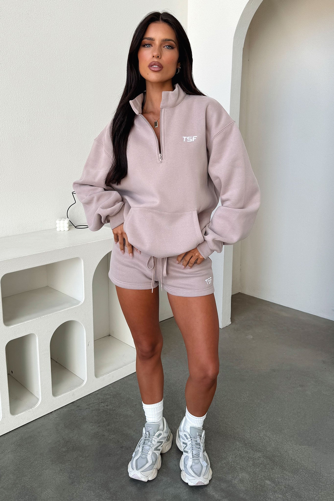 Kaztek Half Zip Sweater - Mocha