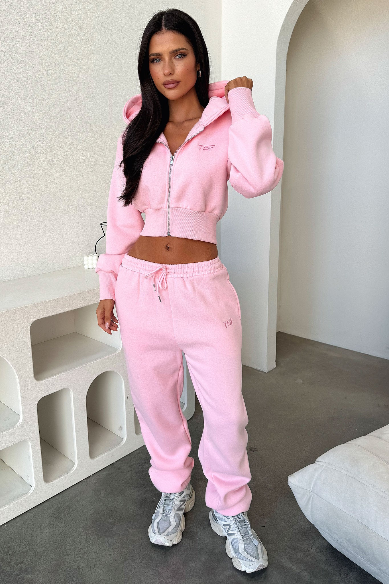 Kaztek Cropped Jacket - Pink