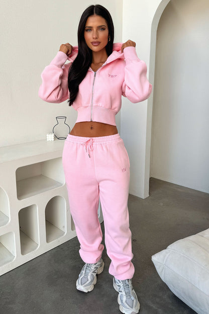 Kaztek Cropped Jacket - Pink