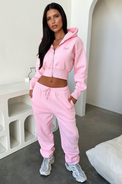Kaztek Cropped Jacket - Pink