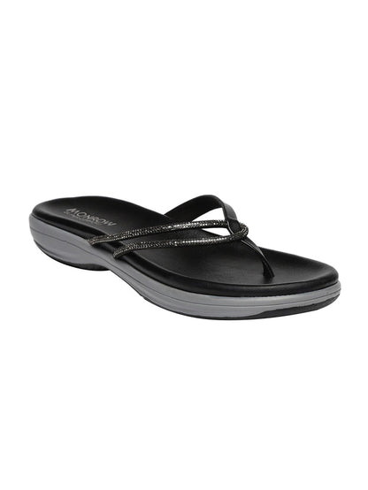 Kelly Black Flats