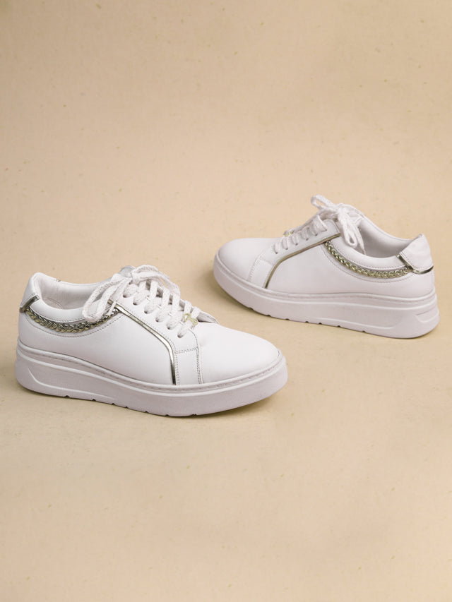 Kelsey Gold Sneakers