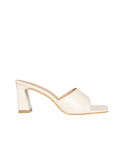 Kimi Cream Block Heels
