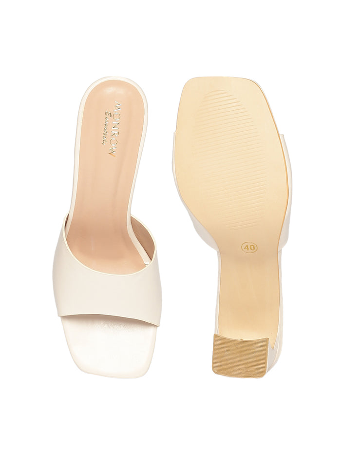 Kimi Cream Block Heels