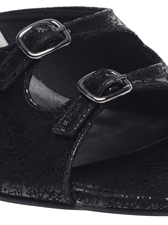 Kitty Black Block Heels