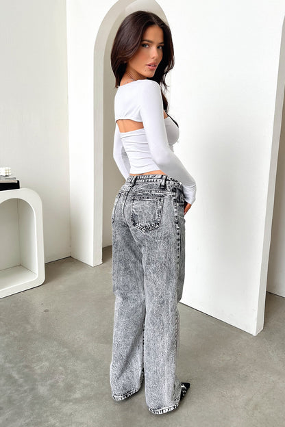 Krystal Top and Bolero - Grey