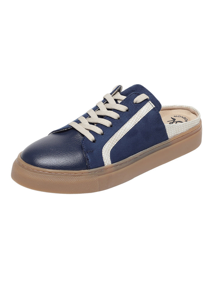 Leanne Blue Flat Sneakers