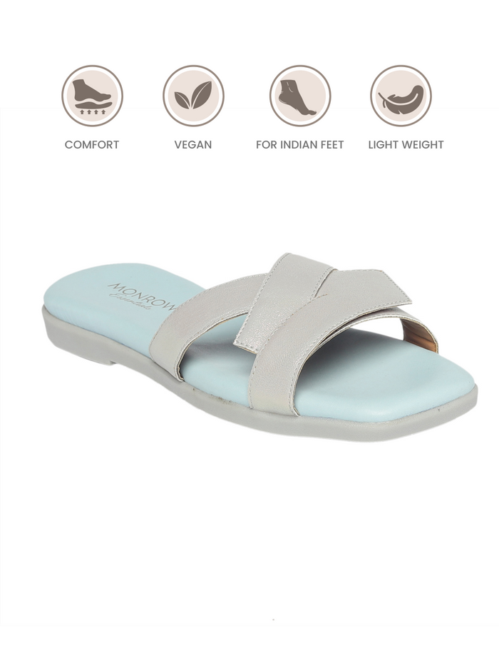 Lena Grey Flats