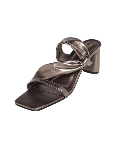 Lisette Gun Metal Heels