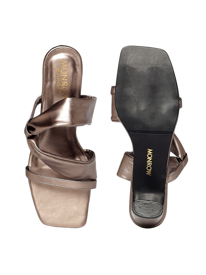 Lisette Gun Metal Heels