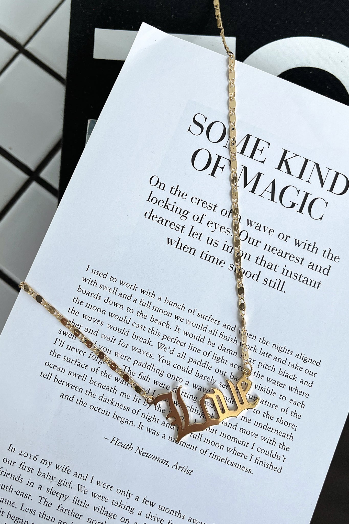 Love Necklace - Gold