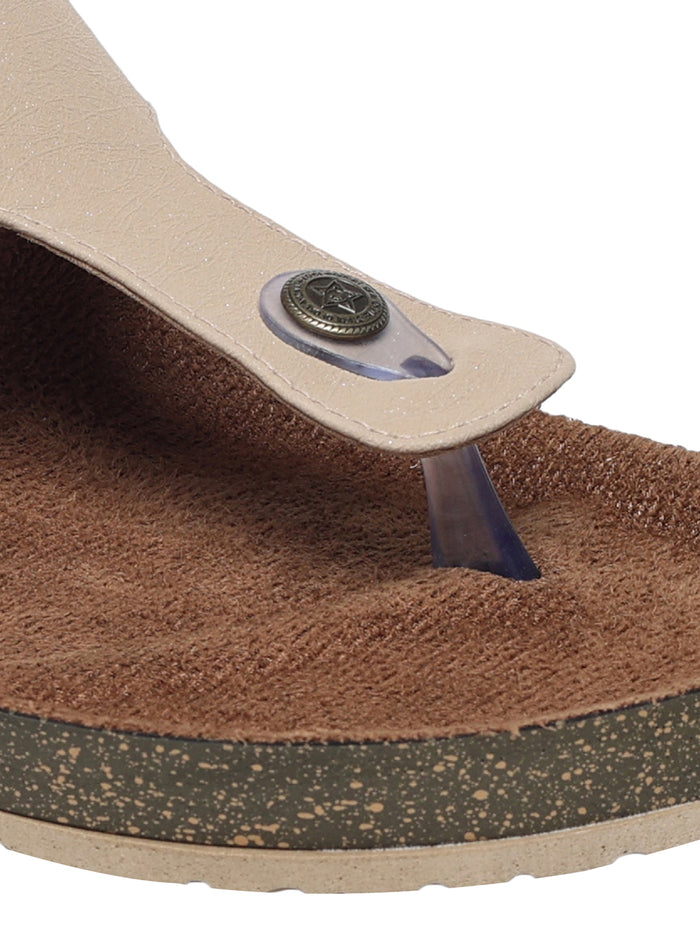 Lysha Beige Flats