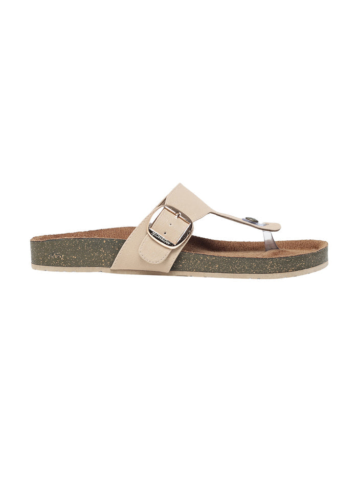 Lysha Beige Flats