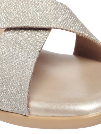 Mabel Gold Block Heels