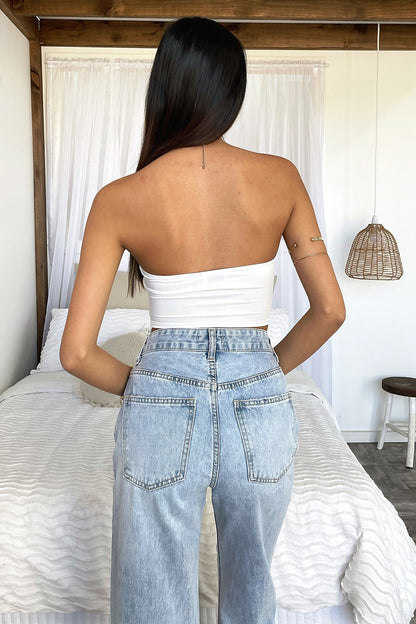 Mace Crop - White