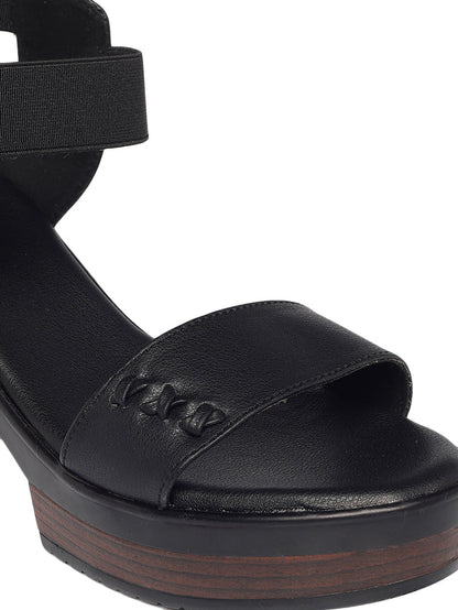 Morgan Black Platform Heels
