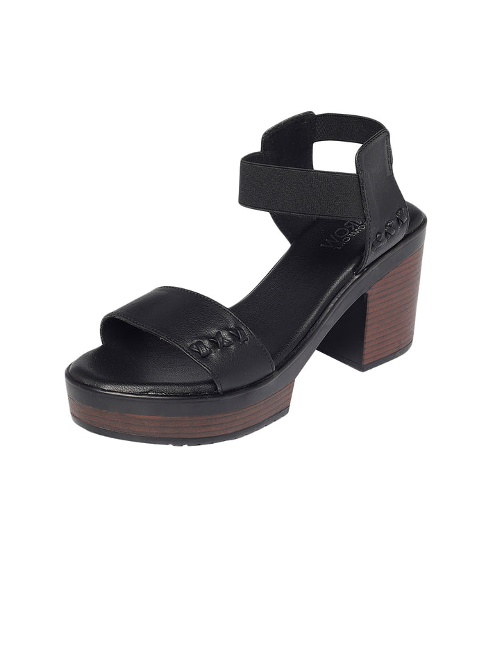 Morgan Black Platform Heels