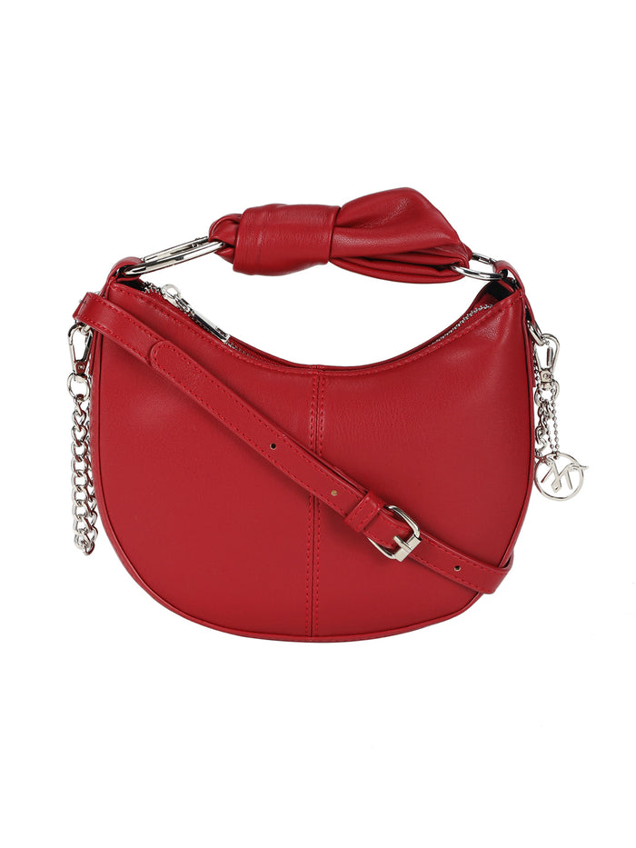 Nilaa Cherry Red Sling Bag