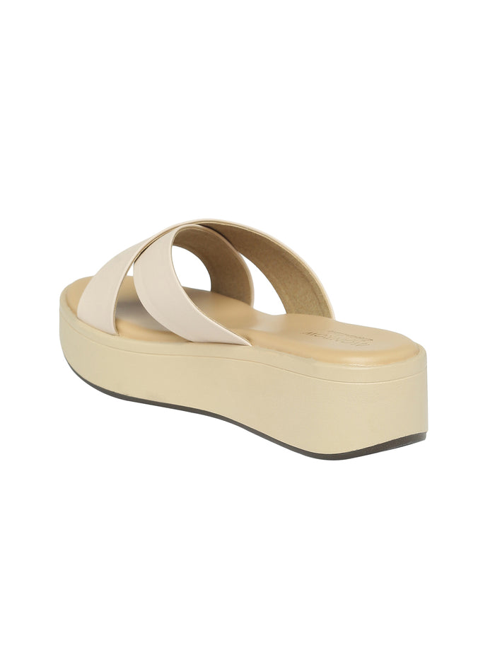 Noel Cream Wedge Heels