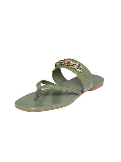 Olivia Olive Flats