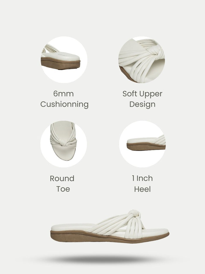 Olyra White Flats