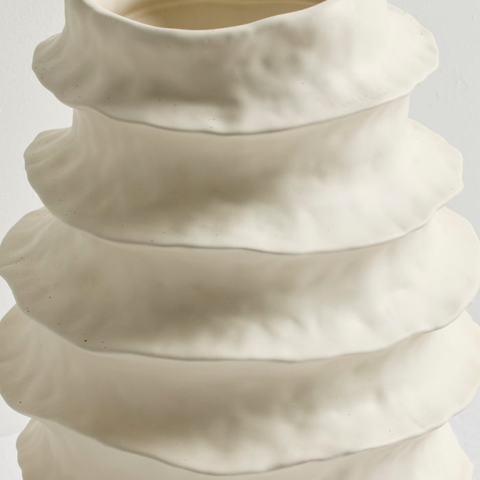 ORGANIC RIB VASE - HOME DECORATION - 03