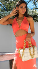 PEACH TWIST MIDI SET