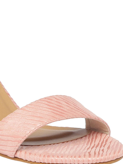 Polina Pink Block Heels