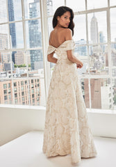 MGNY Madeline Gardner New York 73103 Long Formal Beaded Evening Dress